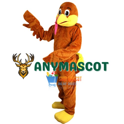 Cute Turkey Mascot Costume Adult Costume