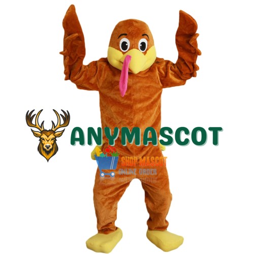 Cute Turkey Mascot Costume Adult Costume