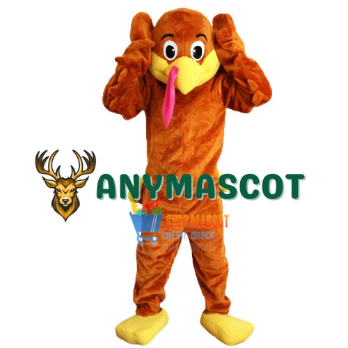 Cute Turkey Mascot Costume Adult Costume