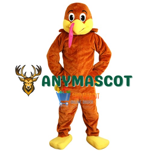 Cute Turkey Mascot Costume Adult Costume