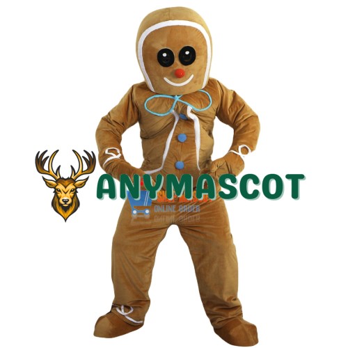 Ginger Bread Boy Mascot Costume