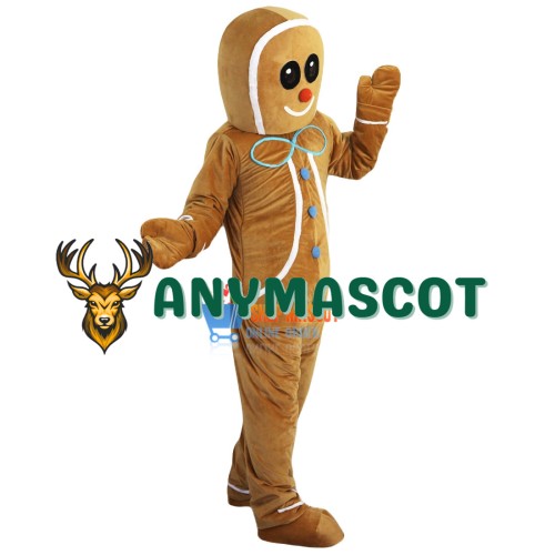 Ginger Bread Boy Mascot Costume