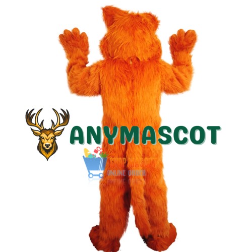 Orange Panther Mascot Costume