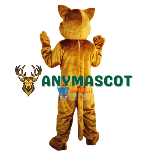 Brown Cat Mascot Costume Adult Costume