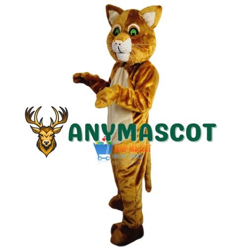 Brown Cat Mascot Costume Adult Costume