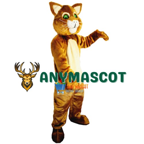 Brown Cat Mascot Costume Adult Costume