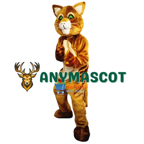 Brown Cat Mascot Costume Adult Costume