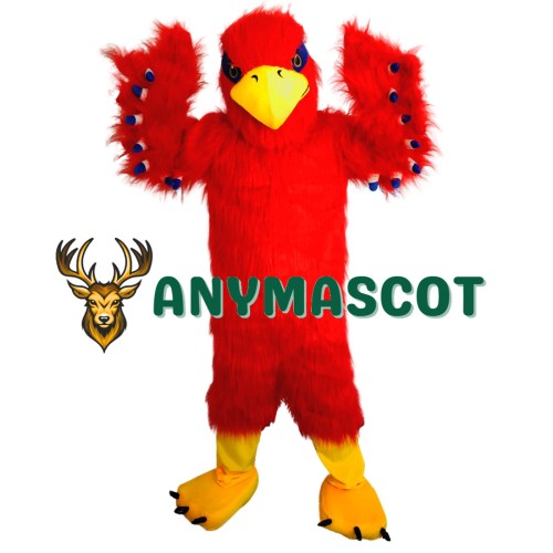 Red Hawk Mascot Costume Adult Costume
