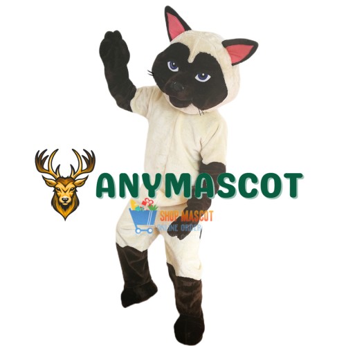 Sally Siamese Cat Mascot Costume Adult Costume