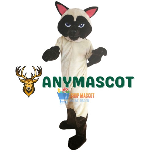 Sally Siamese Cat Mascot Costume Adult Costume
