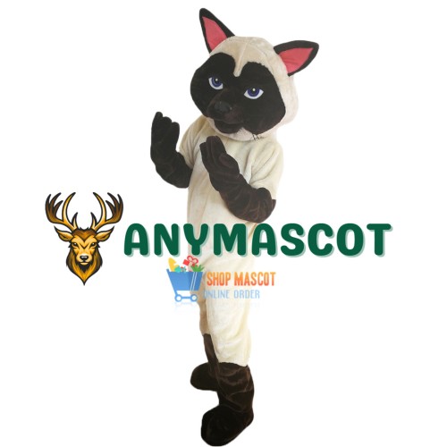 Sally Siamese Cat Mascot Costume Adult Costume