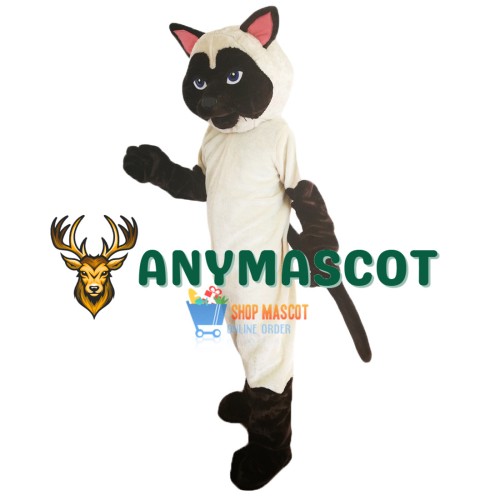 Sally Siamese Cat Mascot Costume Adult Costume