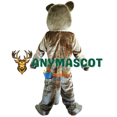 Brown Bulldog Mascot Costume Adult Costume