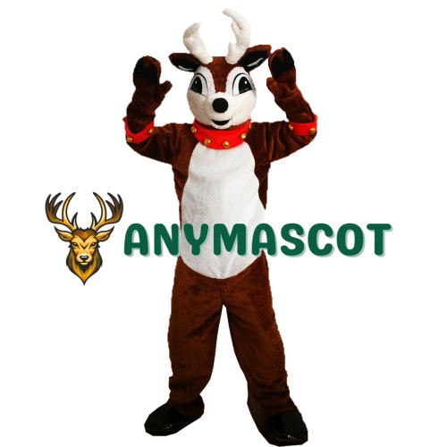 Reindeerw Bell Collar Cuffs Mascot Costume Adult Costume