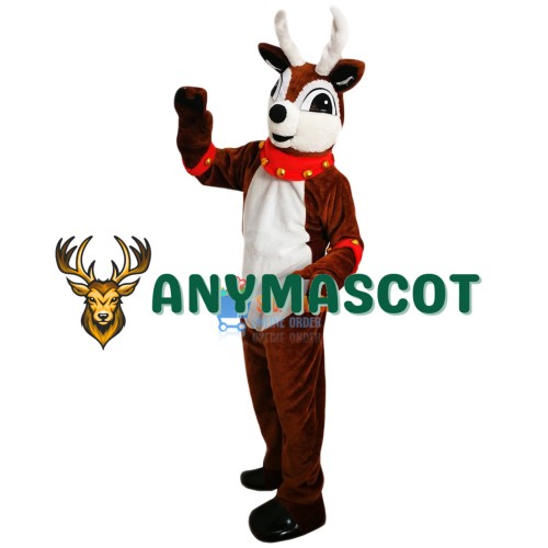 Reindeerw Bell Collar Cuffs Mascot Costume Adult Costume