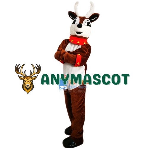 Reindeerw Bell Collar Cuffs Mascot Costume Adult Costume