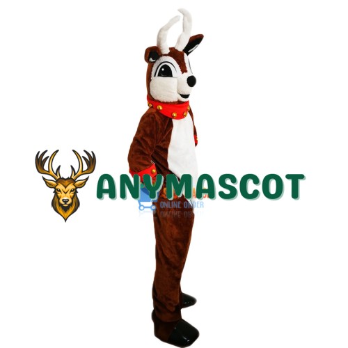 Reindeerw Bell Collar Cuffs Mascot Costume Adult Costume
