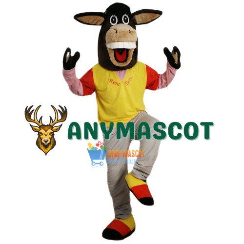 New Donkey Mascot Costume Adult Costume