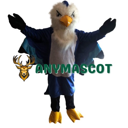 Plush Blue Eagle Mascot Costume