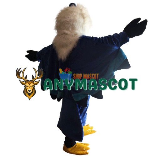 Plush Blue Eagle Mascot Costume