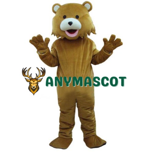Brown Bear Adult Mascots Costume Fancy Dress