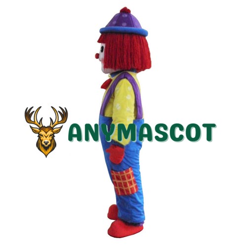 Hot Clown Comic Mascot Costume Halloween Party Dress