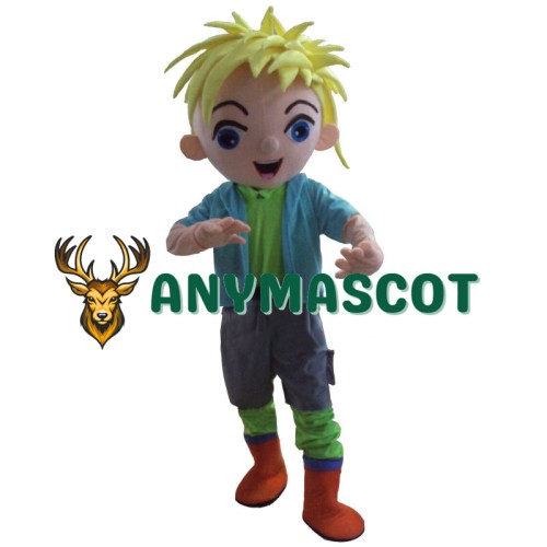 Boy Ragazzo Mascot Costume Cartoon Fancy Dress