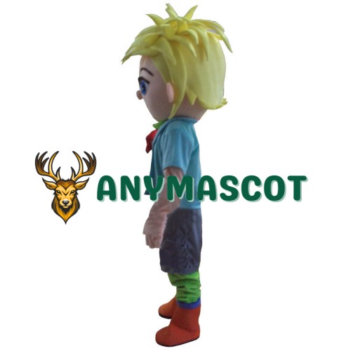 Boy Ragazzo Mascot Costume Cartoon Fancy Dress