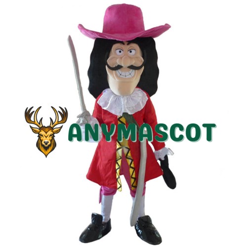 Vikings Pirate Captain Hook Mascot Costume Fancy Dress