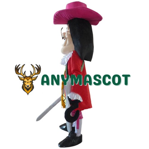 Vikings Pirate Captain Hook Mascot Costume Fancy Dress