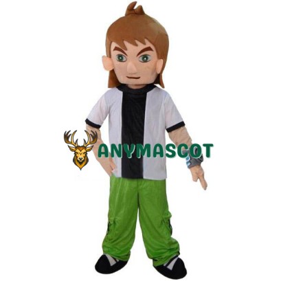 Ben 10 Cartoon Mascot Costume Adult Size