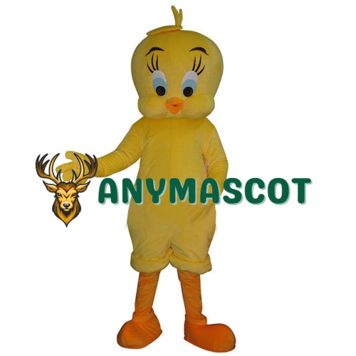 Tweety Looney Mascot Costume Cartoon Bird Fancy Dress Adult