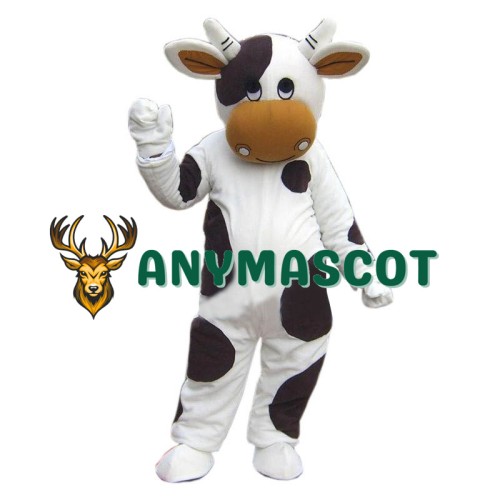 Cow Mascot Costume Halloween Cosplay Party Dress