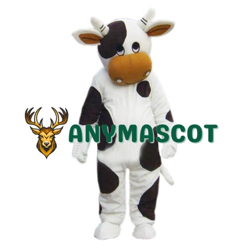 Cow Mascot Costume Halloween Cosplay Party Dress