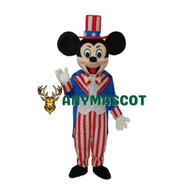American Mickey Mouse Mascot Adult Costume