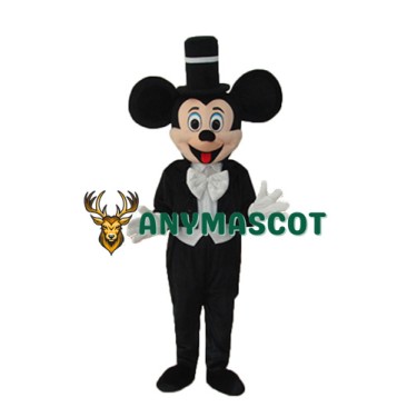 Evening Dress Mickey Mascot Adult Costume