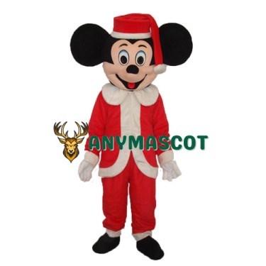 Christmas Mickey Mascot Adult Costume