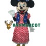 America Minnie Mascot Adult Costume