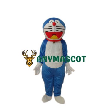 Laughing Doraemon Plush Adult Mascot Costume