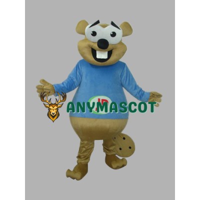 Big Teeth Bear Adult Mascot Costume