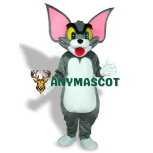 Big Ear Tom Cat Adult Mascot Costume