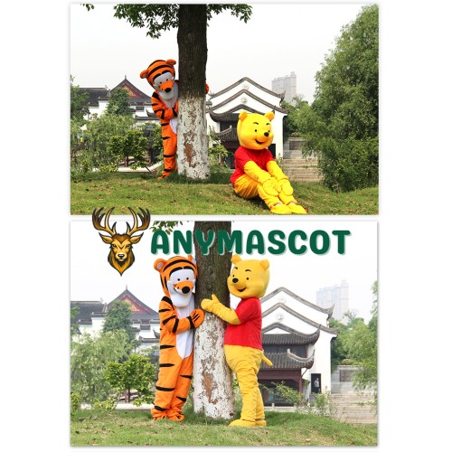 Winnie & Tiger the Pooh Mascot Costume