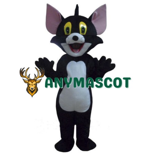 Black Tom Cat costume Cartoon Mascot Costume