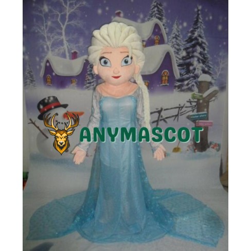 Princess Elsa Mascot Costume