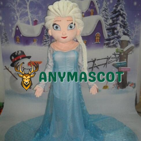 Princess Elsa Mascot Costume