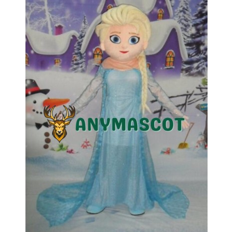 Princess Elsa Mascot Costume