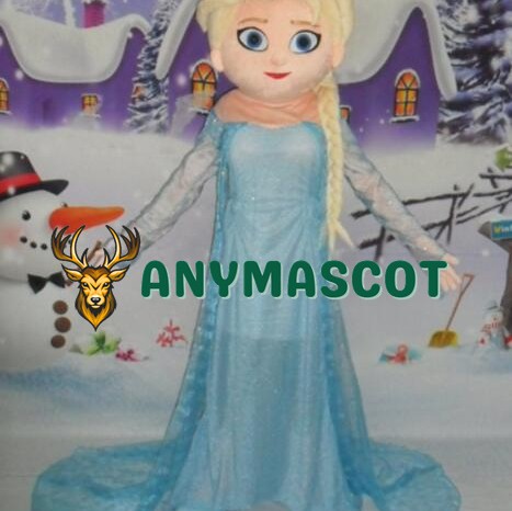 Princess Elsa Mascot Costume