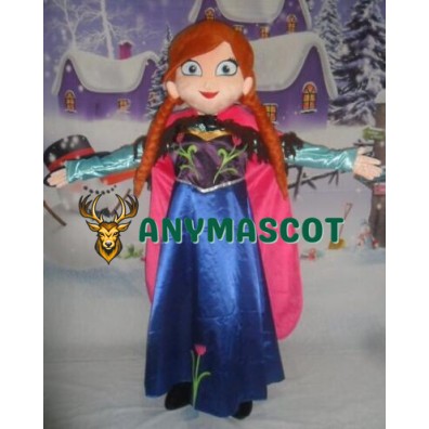 Princess Anna Mascot Costume