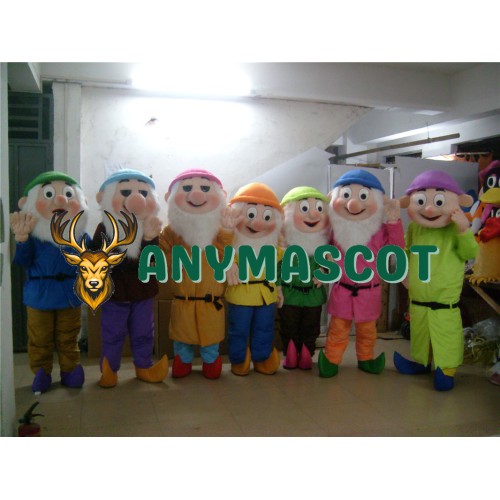 Seven Dwarfs Mascot costume