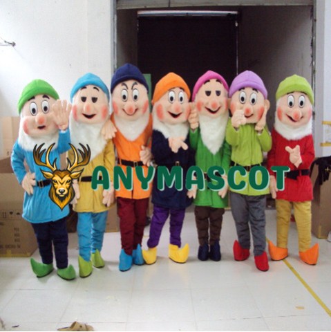 Seven Dwarfs Mascot costume